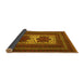 Sideview of Persian Yellow Traditional Rug, tr2752yw