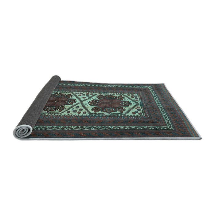 Sideview of Persian Light Blue Traditional Rug, tr2752lblu