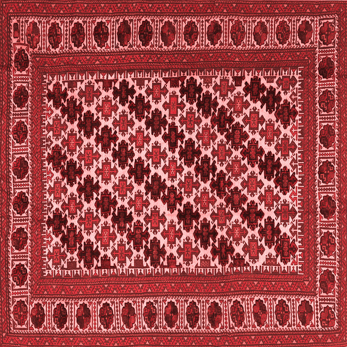 Machine Washable Persian Red Traditional Rug, wshtr2753red