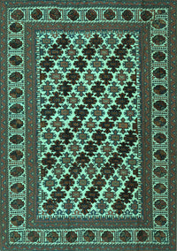 Persian Turquoise Traditional Rug, tr2753turq