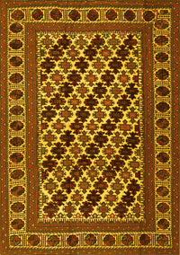 Persian Yellow Traditional Rug, tr2753yw