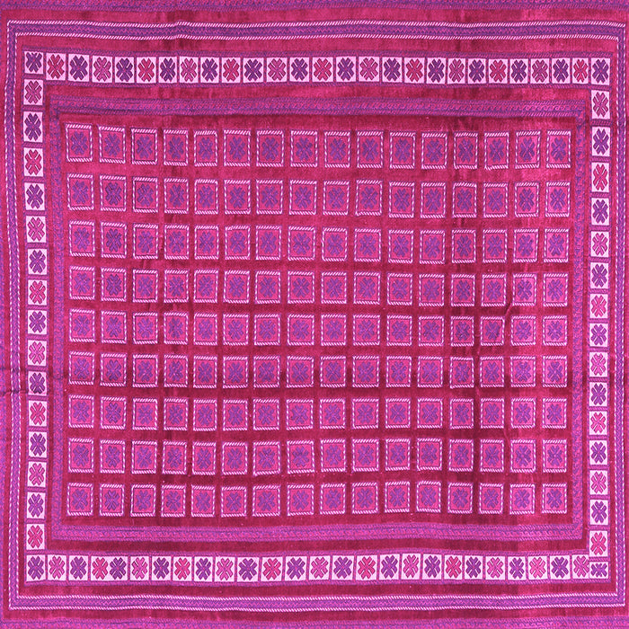 Square Southwestern Pink Country Rug, tr2754pnk