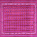 Square Southwestern Pink Country Rug, tr2754pnk