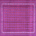 Square Southwestern Purple Country Rug, tr2754pur