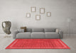 Country Red Washable Rugs