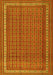 Southwestern Yellow Country Rug, tr2754yw