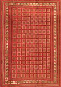 Southwestern Orange Country Rug, tr2754org