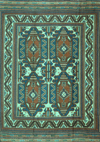 Persian Turquoise Traditional Rug, tr2755turq