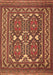 Machine Washable Persian Brown Traditional Rug, wshtr2755brn