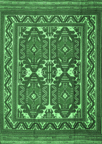 Persian Emerald Green Traditional Rug, tr2755emgrn