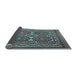 Sideview of Persian Light Blue Traditional Rug, tr2755lblu