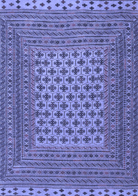 Southwestern Blue Country Rug, tr2756blu