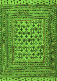 Southwestern Green Country Rug, tr2756grn