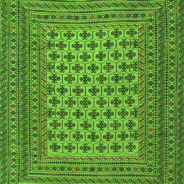 Southwestern Green Country Rug, tr2756grn
