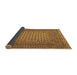 Sideview of Southwestern Brown Country Rug, tr2756brn