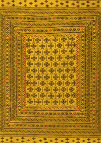 Southwestern Yellow Country Rug, tr2756yw