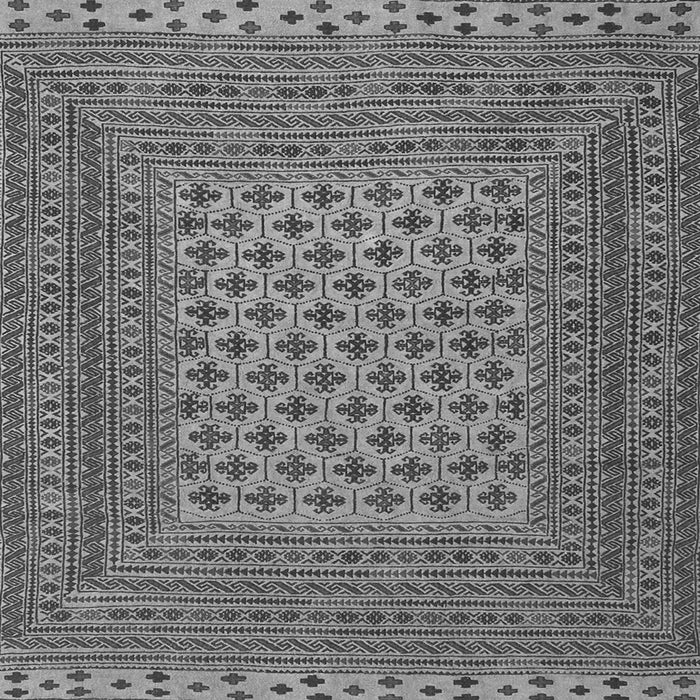 Serging Thickness of Southwestern Gray Country Rug, tr2756gry