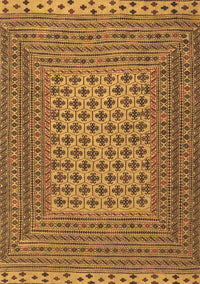 Southwestern Brown Country Rug, tr2756brn