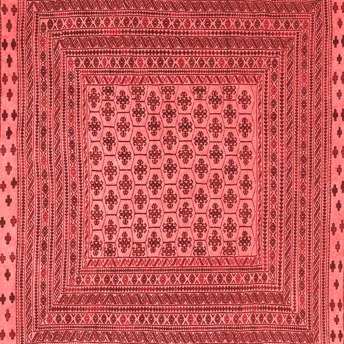 Machine Washable Southwestern Red Country Rug, wshtr2756red