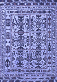 Southwestern Blue Country Rug, tr2757blu