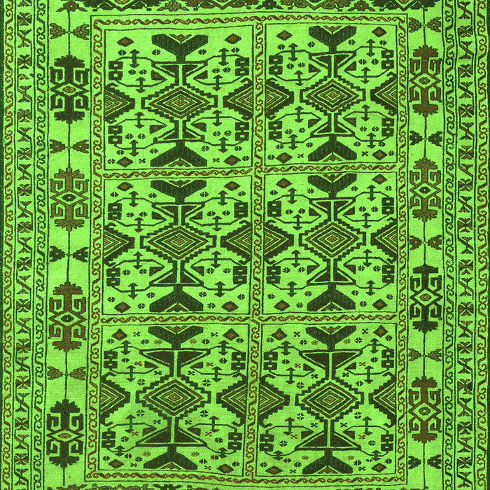 Southwestern Green Country Rug, tr2757grn