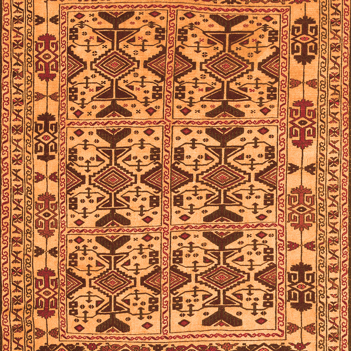 Southwestern Orange Country Rug, tr2757org