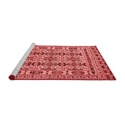 Country Red Washable Rugs