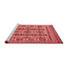 Country Red Washable Rugs