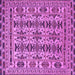 Square Southwestern Purple Country Rug, tr2757pur