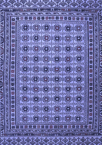 Southwestern Blue Country Rug, tr2758blu