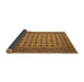 Sideview of Southwestern Brown Country Rug, tr2758brn