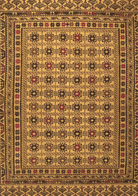 Southwestern Brown Country Rug, tr2758brn