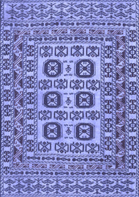 Southwestern Blue Country Rug, tr2759blu