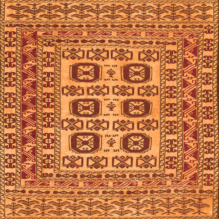Serging Thickness of Southwestern Orange Country Rug, tr2759org