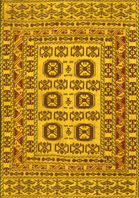 Southwestern Yellow Country Rug, tr2759yw