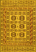 Southwestern Yellow Country Rug, tr2759yw