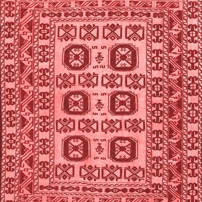 Machine Washable Southwestern Red Country Rug, wshtr2759red