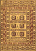 Machine Washable Southwestern Brown Country Rug, wshtr2759brn