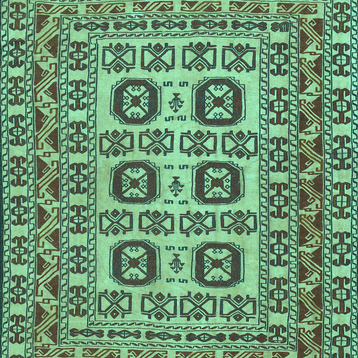 Machine Washable Southwestern Turquoise Country Area Rugs, wshtr2759turq