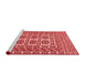 Country Red Washable Rugs