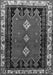 Serging Thickness of Machine Washable Persian Gray Traditional Rug, wshtr275gry