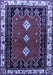 Machine Washable Persian Blue Traditional Rug, wshtr275blu