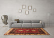 Machine Washable Persian Brown Traditional Rug in a Living Room,, wshtr275brn