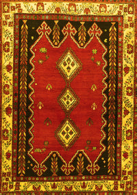 Persian Yellow Traditional Rug, tr275yw
