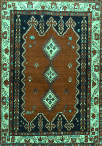 Persian Turquoise Traditional Rug, tr275turq
