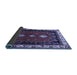 Sideview of Persian Blue Traditional Rug, tr275blu