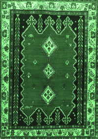 Persian Emerald Green Traditional Rug, tr275emgrn
