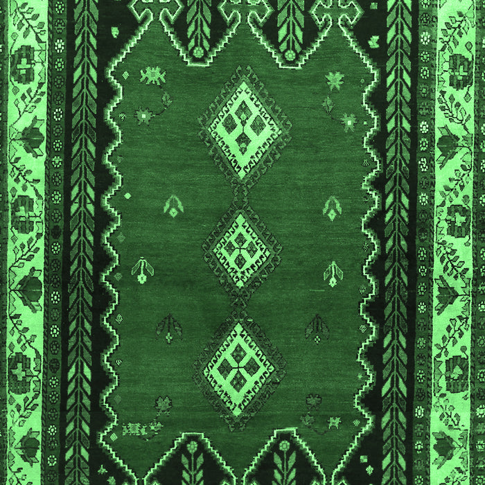 Persian Emerald Green Traditional Rug, tr275emgrn