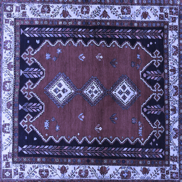 Square Persian Blue Traditional Rug, tr275blu