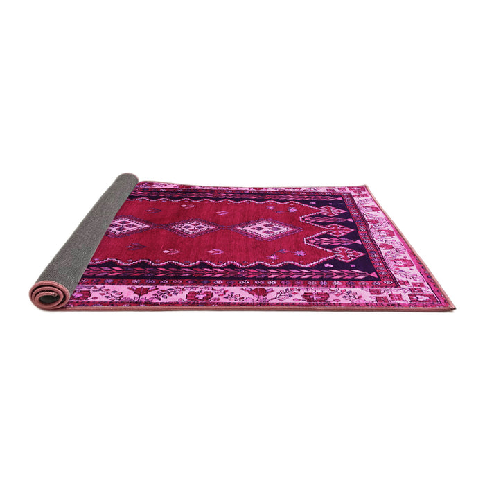 Sideview of Persian Pink Traditional Rug, tr275pnk